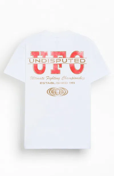 Ufc Men's Undisputed Oversized T-shirt In White