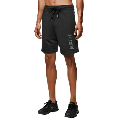 Ufc Mens Logo Cotton Shorts In Black