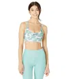 Ufc Sports Bra Women Quartz Print Stretch Strappy Activewear Jdm1796 In Blue