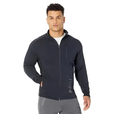Ufc Ultimate Fighting Jacket Men Black Long Sleeve Full Zip Activewear Jzz351 In Blue