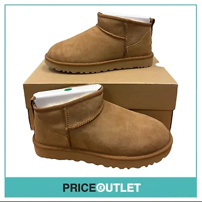 Pre-owned Ugg - Classic Ultra Mini Chestnut (w) - Uk 5