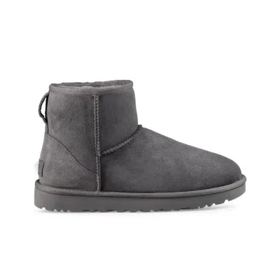 Ugg 10mm Mini Classic Ii Shearling Boots In Grey
