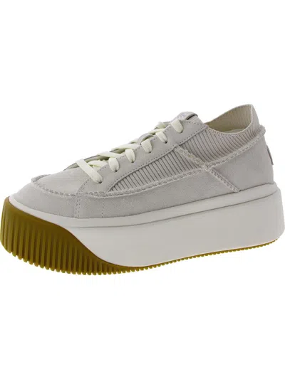 Ugg 1152717 Womens Lace-up Platform Casual And Fashion Sneakers In White