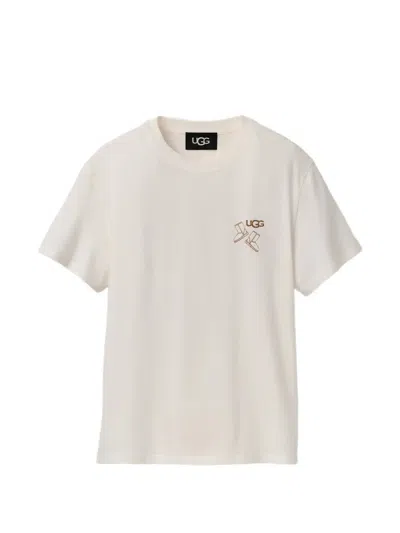 Ugg Classic Boot T-shirt In White