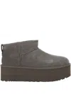 Ugg Classic Ultra Mini Platform In Gray