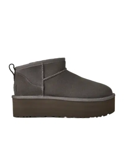 Ugg 51mm Platform Suede Boots In Multi