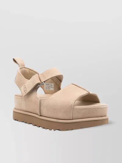 Ugg 60mm Goldenstar Hi Sandals In Neutral