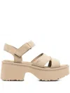 Ugg 70mm New Heights Ankle Strap Sandals In 中性色