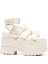Ugg Goldenrise Platform Sandals In White