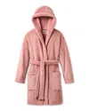Ugg Aarti Hooded Fleece Robe In Pink