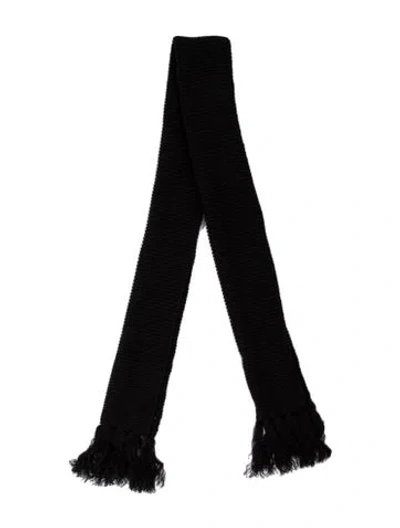 Pre-owned Ugg Acrylic Scarf W/ Tags In Black