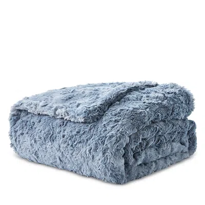 Ugg Adalee Faux Fur Throw Blanket, 50 X 70 In Blue