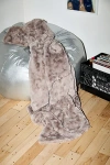 Ugg Adalee Faux Fur Throw Blanket In Light Grey At Urban Outfitters In Gray
