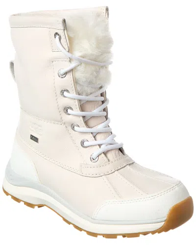 Ugg Adirondack Boot Iii Fluff Leather Boot In White