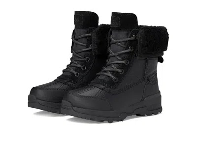 Ugg Adirondack Boot Xxv Kids Shoes Black : 12 Toddler M, Leather/suede