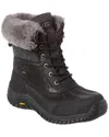 Ugg Adirondak Iii Womens Leather Round Toe Hiking Boots In Black