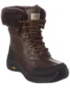 Ugg Adirondack Ii Leather & Shearling Boot In Brown