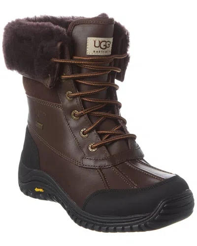 Ugg Adirondack Ii Leather & Shearling Boot In Brown