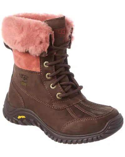 Ugg Adirondack Ii Leather & Shearling Boot In Brown