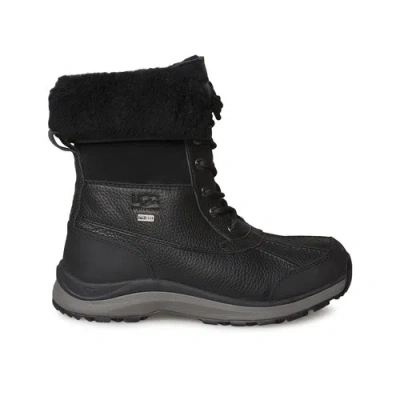 Pre-owned Ugg Adirondack Iii Black Black Waterproof Sheepskin Women's Boots Size Us 10