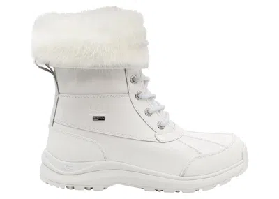 Pre-owned Ugg Adirondack Iii Patent Boot (women's) Sneakers In White