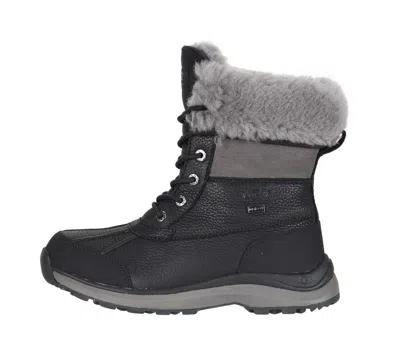 Pre-owned Ugg Adirondack Iii Womens Winter Warm Waterproof Hiking Snow Shoe Boots N In Box In Black