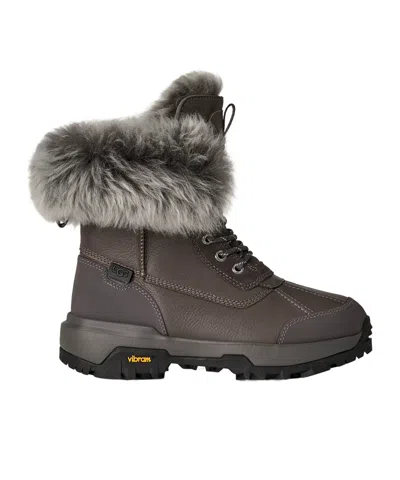 Ugg Adirondack Lace-up Boots In Gray