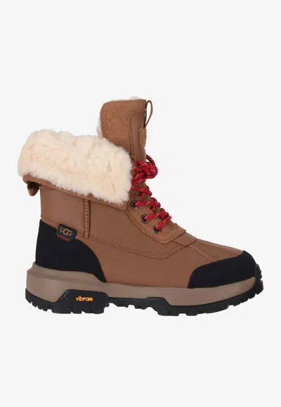 Ugg Adirondack Lace-up Xxv Boots In Brown