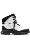 Ugg Adirondack Meridian Leather Lace-up Hiker Boots In White