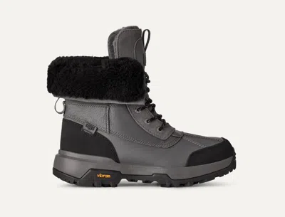 Ugg Adirondack Mini Boot In Dark Metal In Gray
