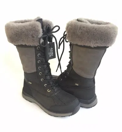 Pre-owned Ugg Adirondack Tall Iii Black Waterproof Boot Us 8 / Eu 39 / Uk 6