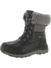 Ugg Adirondak Iii Womens Leather Round Toe Hiking Boots In Black
