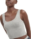 Ugg Cropped Tank Top In Gray Heather