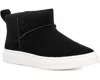 Ugg Alameda Mini Sneakers Women's Us 7.5 Black Suede Slip On Ankle Boot Khd1893
