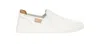 Ugg 1130779 Womens Logo Leather Slip-on Sneakers In White