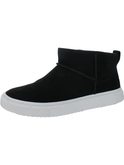 Ugg Alameda Womens Leather Faux Fur Lined Winter & Snow Boots In Black