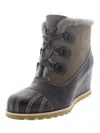 UGG ALASDAIR WOMENS LEATHER ANKLE BOOTIES