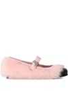 Ugg Ambush Ballerina Shoes In Pink
