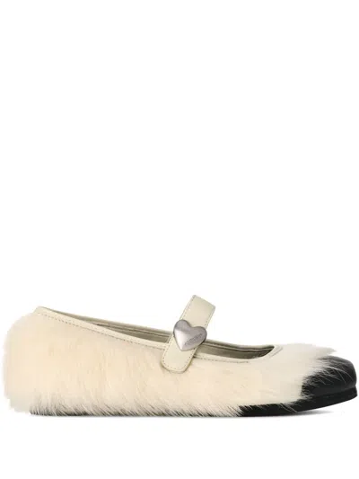 Ugg Ambush Ballerina Shoes In White