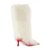 Ugg X Ambush Pointed-toe Heeled Boots In White