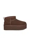 Ugg Classic Ultra Mini Womens Platform Boot In Brown