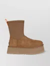 UGG ANKLE BOOT WITH PLATFORM SOLE AND PULL TAB