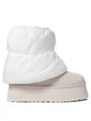 Ugg Mini Puffer Boots With Knurled Platform Sole