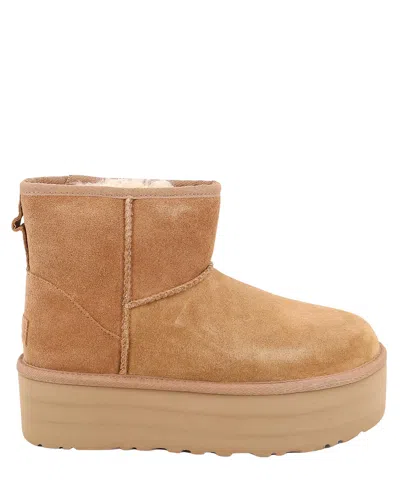 Ugg Ankle Boots In Beige