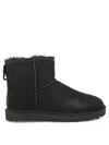 Ugg Mini Ii Suede Ankle Boots In Black