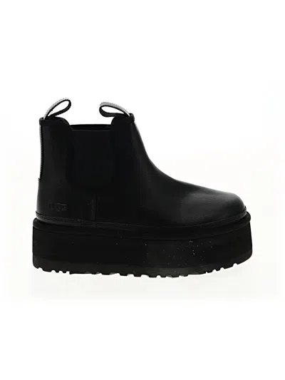 Pre-owned Ugg Ankle Boots In Black