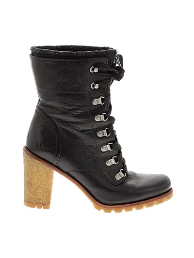 Pre-owned Ugg Ankle Boots In Black