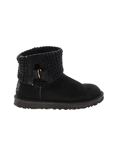 Pre-owned Ugg Ankle Boots In Black