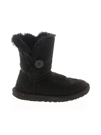 Pre-owned Ugg Ankle Boots In Black