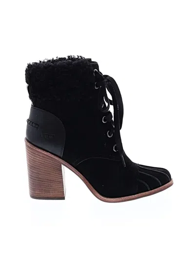 Pre-owned Ugg Ankle Boots In Black